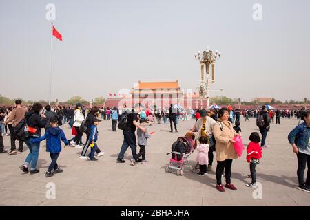 Platz des Himmlischen Friedens in Peking, China Stockfoto