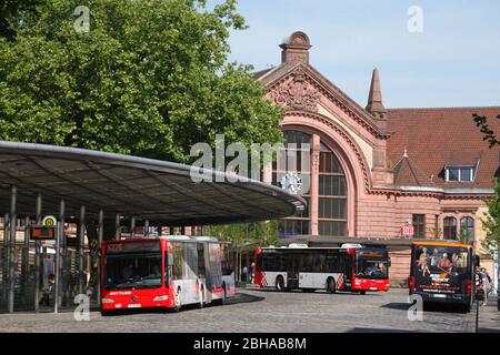 Hauptbahnhof, Osnabrück, Niedersachsen, Osnabrück, Deutschland, Europa Stockfoto