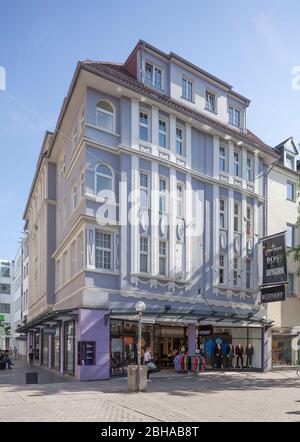 Fußgängerzone große Straße, Osnabrück, Niedersachsen, Osnabrück, Deutschland, Europa Stockfoto