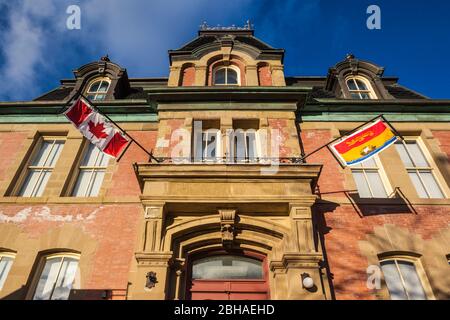 Kanada, New Brunswick, New Brunswick, Fredericton, Garrison, New Brunswick Sports Hall of Fame, außen Stockfoto