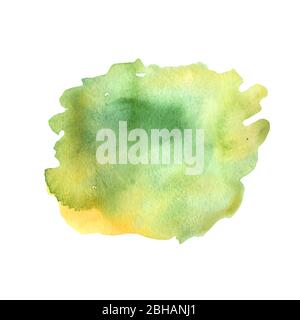 Farbige Wasserfarben-Textur. Modernes Grafikdesign. Handgezeichnetes Banner. Vektor Stock Vektor