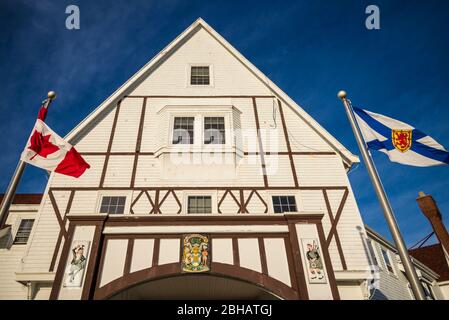 Kanada, Nova Scotia, Cabot Trail, Ingonish Beach, Cape Breton Highlands Nationalpark Keltic Lodge an der Highlands Hotel, ein Wahrzeichen der Stadt, im Jahre 1940 erbaut, außen Stockfoto