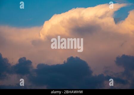 Blick auf Wolken Stockfoto