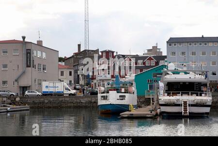 Hafen, Stadt, Island, Reykjavik, Hauptstadt Stockfoto