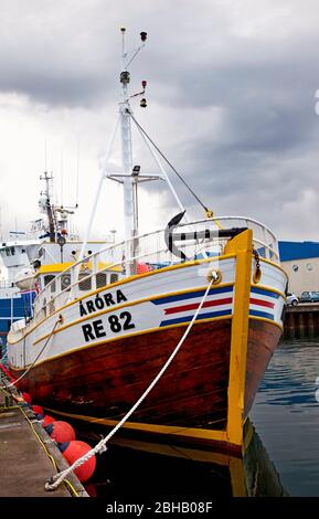 Hafen, Stadt, Island, Reykjavik, Hauptstadt Stockfoto