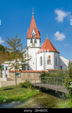 Deutschland, Baden-Württemberg, Schelklingen - Schmiechen, Pfarrkirche St. Veit Stockfoto