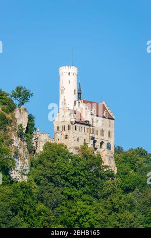 Deutschland, Baden-Württemberg, Lichtenstein - Honau, Schloss Lichtenstein Stockfoto