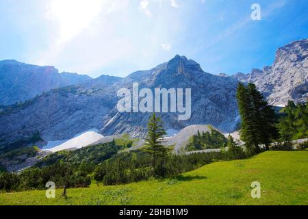 Auf dem Weg zum Königshaus Schachen, Deutschland, Bayern, Oberbayern, Garmisch-Partenkirchen Stockfoto