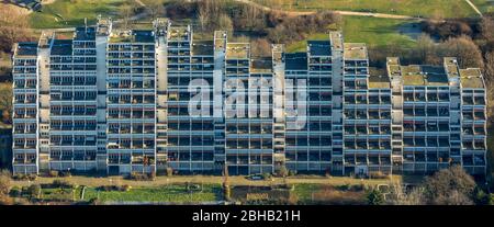 Luftaufnahme, Hannibal-Hochhaus Bornstraße, Dortmund, Nordrhein-Westfalen, Deutschland Stockfoto