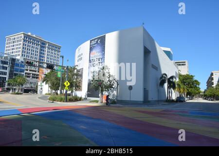 Das NSU Art Museum in Fort Lauderdale, Florida, USA. Stockfoto