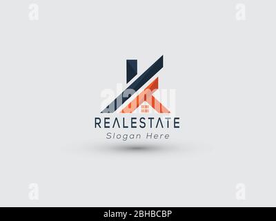 realestate Logo k Logo t Logo kt Logo Brief Stock Vektor