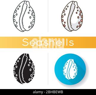 Symbol für Kaurimuschel Stock Vektor