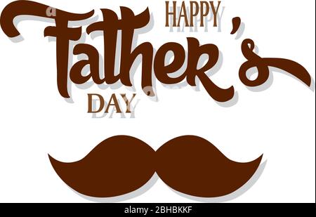 Happy Vaters Tag Banner Stock Vektor