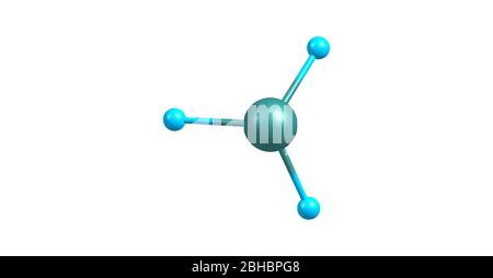 Arsin oder Arsane ist eine anorganische Verbindung mit der Formel AsH3. Dieses entzündliche, pyrophore und hochgiftige Pnictogen-Hydrid-Gas ist eines der Simp Stockfoto