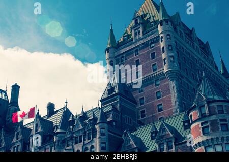 Fairmont Le Château Frontenac, Québec City, Québec, Kanada Stockfoto