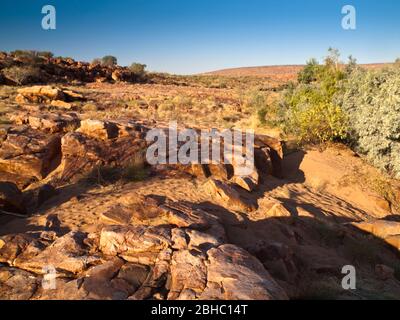 Sandstone Boulders, Sir John Gorge, Mornington Wilderness Camp, Kimberley, Western Australia Stockfoto