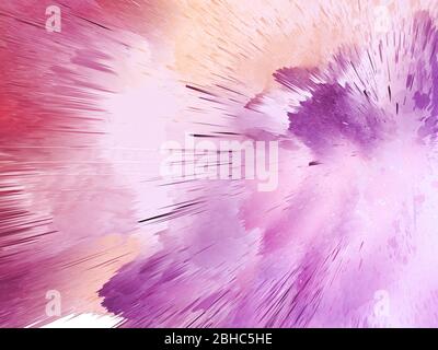 Abstrakte bunte 3d-Illustration, 3d-Rendering bunte Textur Wellen für Hintergrund. Stockfoto