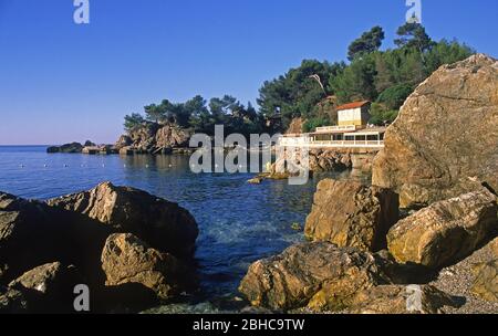 Anse Magaud in Toulon Stockfoto