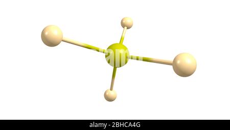Schwefeltetrafluorid ist die chemische Verbindung mit der Formel SF4. Es existiert als Gas unter Standardbedingungen. Es ist eine korrosive Spezies, die freisetzt Stockfoto