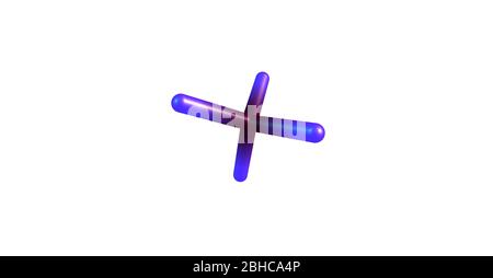 Schwefeltetrafluorid ist die chemische Verbindung mit der Formel SF4. Es existiert als Gas unter Standardbedingungen. Es ist eine korrosive Spezies, die freisetzt Stockfoto