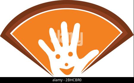 Hands Logo Stock Vektor