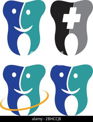 Zahnpflege logo Stock Vektor