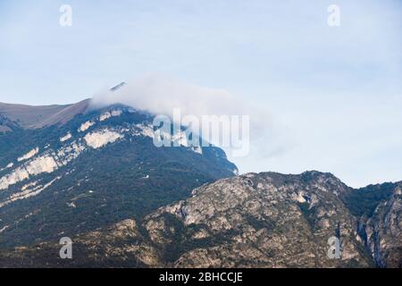 Untere Region der italienischen alpen rund um den Comer See (Lombardia) Stockfoto