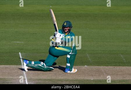 Quinton de Kock aus Südafrika tritt beim Tour Match zwischen Sussex und Südafrika auf dem 1. Central County Ground in Hove an. 19 Mai 2017 Stockfoto