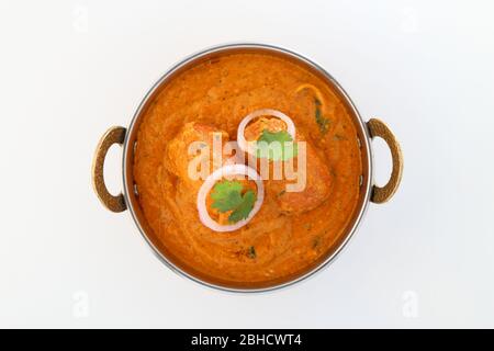 Indische Spezialitäten. Indisches Gericht: Malaiisch Kofta oder Veg Kofta. Stockfoto