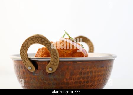 Indische Spezialitäten. Indisches Gericht: Malaiisch Kofta oder Veg Kofta. Stockfoto
