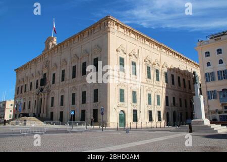 Hostel von castille in valletta (malta) Stockfoto