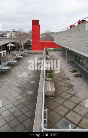 Royal National Theatre Denys Lasdun Stahlbeton South Bank River Thames Building Upper Ground, Bishop's, London SE1 von Sir Denys Lasdun Stockfoto