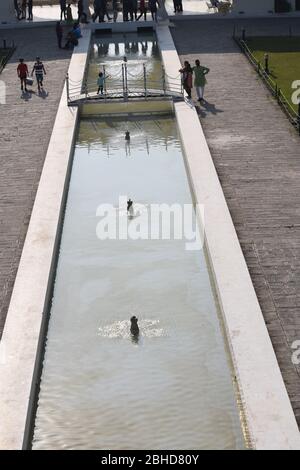 Yadavindra Garden, Pinjore (Panchkula) Stockfoto