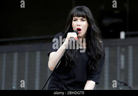 Alex Hepburn tritt am 14. Juli 2018 in London, England, im Barclaycard Present British Summer Time Hyde Park auf. Stockfoto