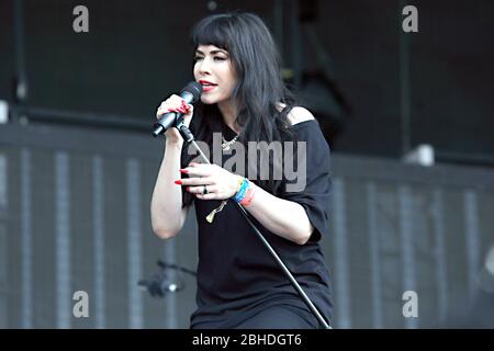 Alex Hepburn tritt am 14. Juli 2018 in London, England, im Barclaycard Present British Summer Time Hyde Park auf. Stockfoto