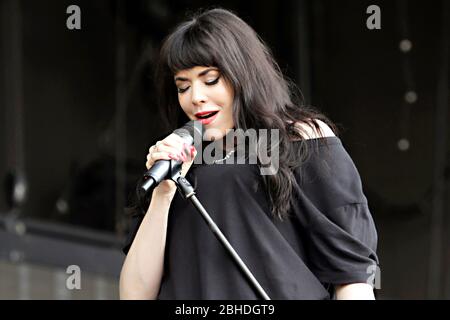 Alex Hepburn tritt am 14. Juli 2018 in London, England, im Barclaycard Present British Summer Time Hyde Park auf. Stockfoto