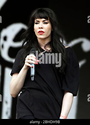 Alex Hepburn tritt am 14. Juli 2018 in London, England, im Barclaycard Present British Summer Time Hyde Park auf. Stockfoto