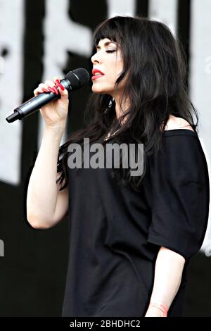 Alex Hepburn tritt am 14. Juli 2018 in London, England, im Barclaycard Present British Summer Time Hyde Park auf. Stockfoto