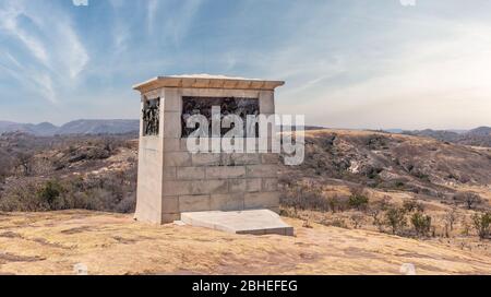 Matopos (Matobo) Nationalpark im Süden Simbabwes während der Wintersaison Stockfoto