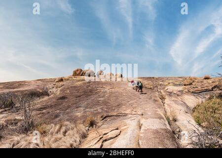 Matopos (Matobo) Nationalpark im Süden Simbabwes während der Wintersaison Stockfoto