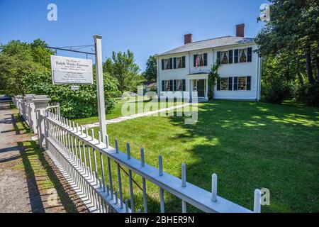 Waldo Haus in Concord, Massachusetts Stockfoto