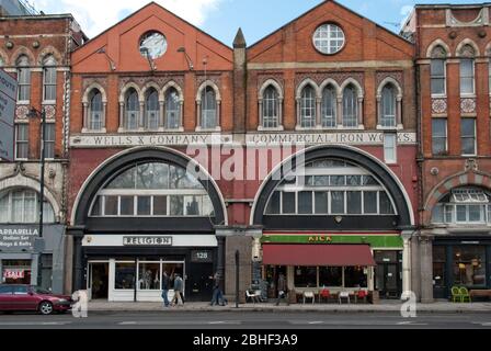 Ehemalige Wells and Company Commercial Iron Works, Shoreditch High Street, London Borough of Hackney, EC2 Stockfoto