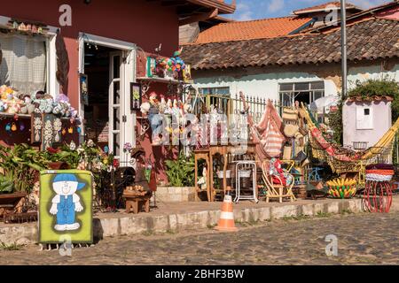 Szenen aus dem neuen Bergbaugebiet in Schwarzgold brasilien Stockfoto