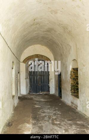 Das Tor der Rückkehr an der Cape Coast Castle (UNESCO-Weltkulturerbe) ist eine von einer Reihe von Sklavenschlösser, Befestigungsanlagen in Ghana in der Nähe von Elmina b Stockfoto