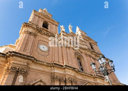 Das Heiligtum Unserer Lieben Frau von Mellieha, Mellieha, Malta Stockfoto