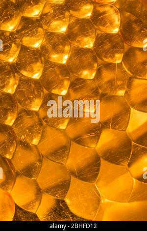 Detail einer Warnleuchte. Stockfoto