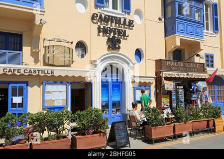 Castille Hotel, Valletta, Malta, Europa Stockfoto