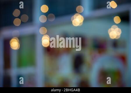 Blur leuchtet Golden und bunten Hintergrund Stockfoto