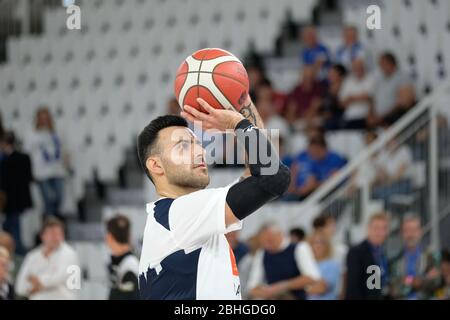 Trient, Italien. 1. Jan, 2020. trento, Italien, 01. Jan 2020, Brian Sacchetti (41) Germani Basket Brescia während - - Credit: LM/Roberto Tommasini Credit: Roberto Tommasini/LPS/ZUMA Wire/Alamy Live News Stockfoto