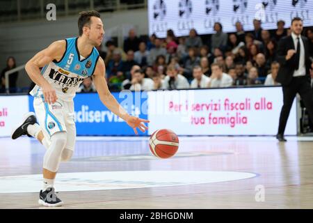 Trient, Italien. 1. Jan, 2020. trento, Italien, 01. Jan 2020, Giacomo Sanguinetti (5) Vanoli Basket Cremona during - - Credit: LM/Roberto Tommasini Credit: Roberto Tommasini/LPS/ZUMA Wire/Alamy Live News Stockfoto